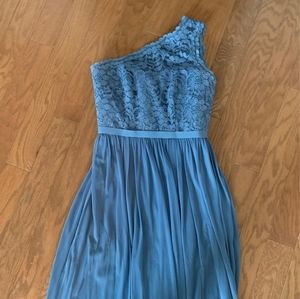 Davids bridal blue dress